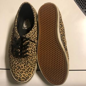 Vans Leopard Print Sneakers